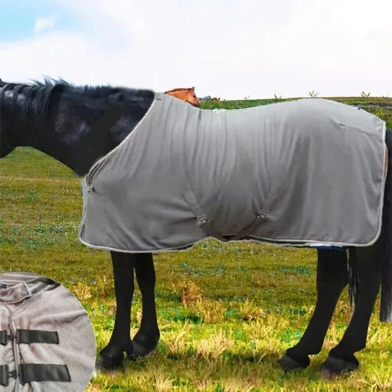 Winterpaardenjas Extreme warmtebescherming Slijtvast Textiel Vochtafvoerende technologie Eenvoudig sluitmechanisme 69HD