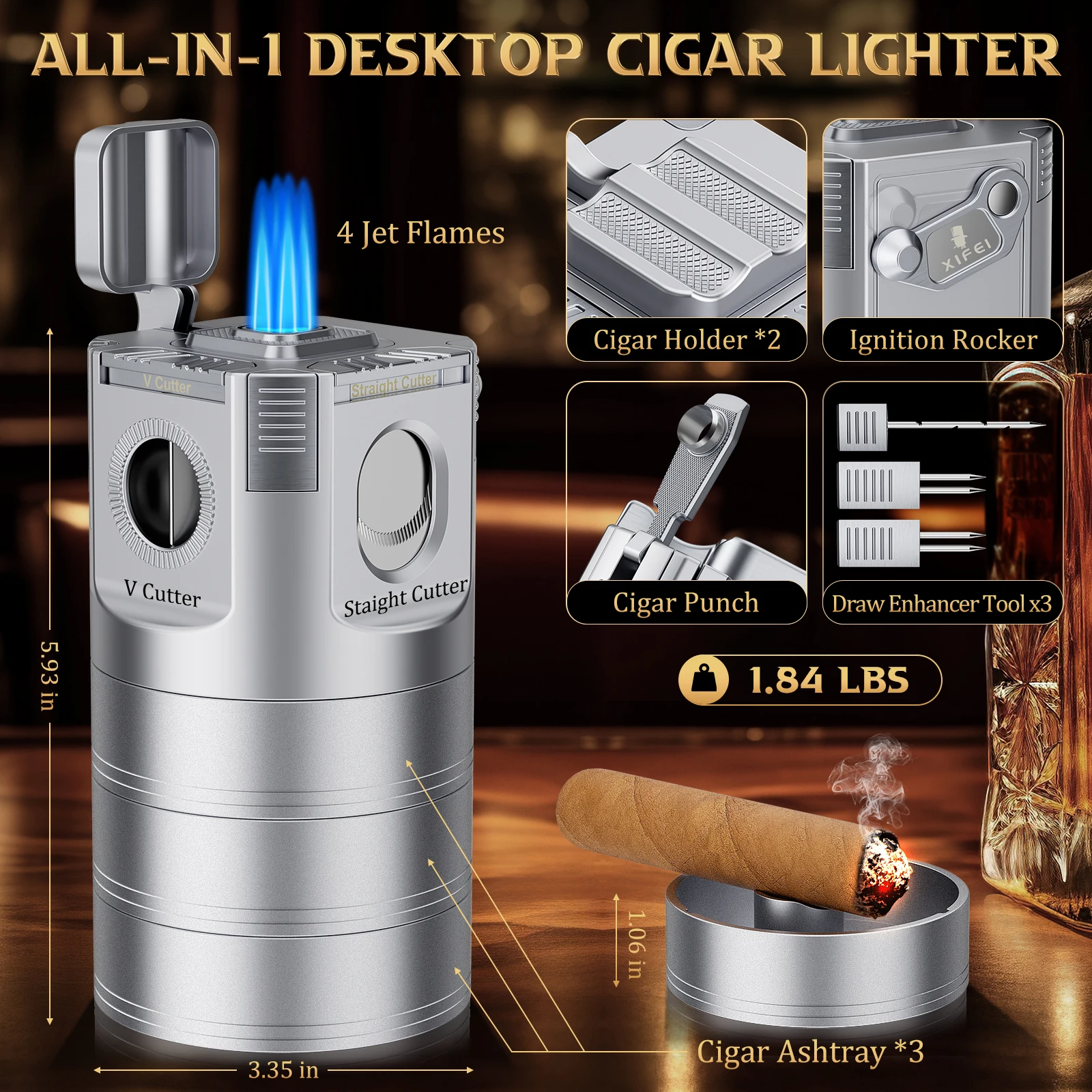 Thumbnail 2 - #21 Latest Cigar Cutters & Punches Offers