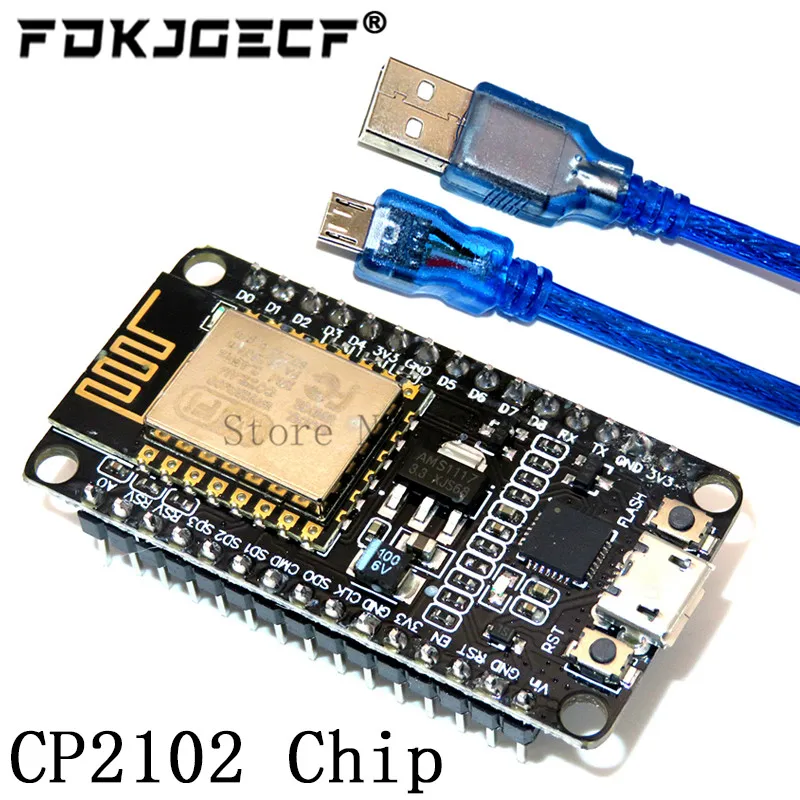 لوحة تطوير إنترنت الأشياء ، وحدة لاسلكية ، CH340 ، CP2102 ، NodeMcu ، V3 ، V2 Lua ، WiFi ، Based ESP8266 ،
