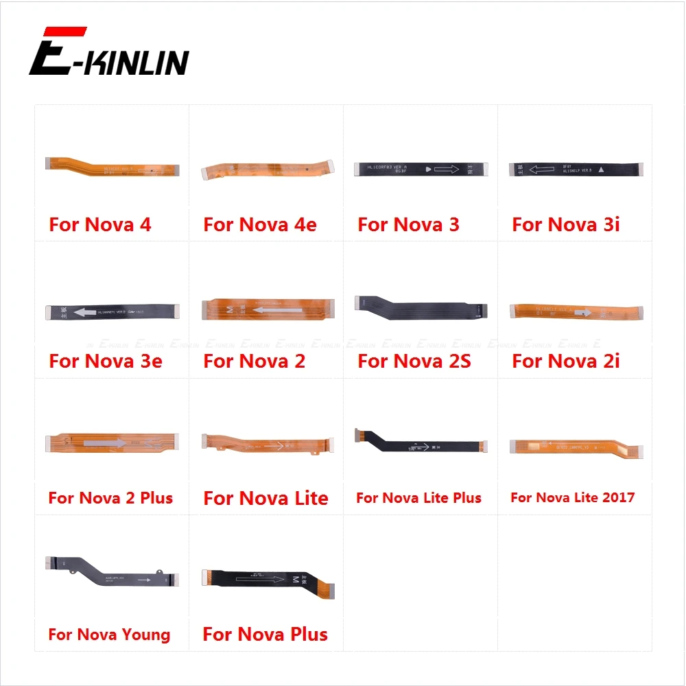 Main Board Motherboard LCD Display Connector Flex Cable For HuaWei Nova 4 4e 3 3e 3i 2 2S 2i Lite Plus Young