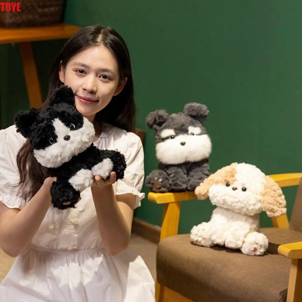الراحة ألعاب من القطيفة الحيوانات الأليفة كلب صغير ألعاب من نسيج مخملي الكرتون لطيف جرو أفخم دمية 22 سنتيمتر لينة أنيما دمية محشوة مهرجان ديكور الحفلات #1