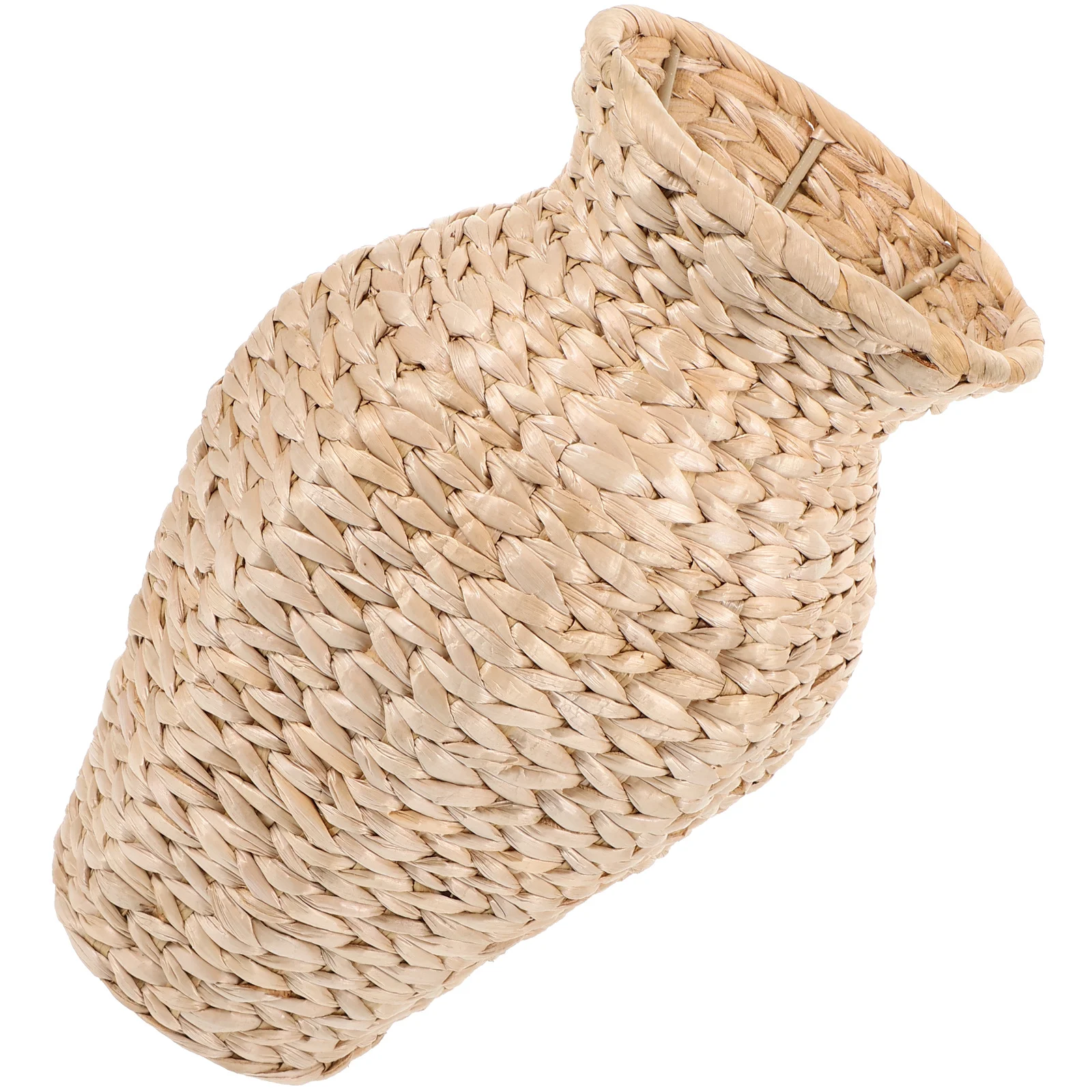 

Decorative Woven Flower Vase Natural Seagrass Tall Planter for Artificial Flowers Dried Bouquets Home Garden Living Room