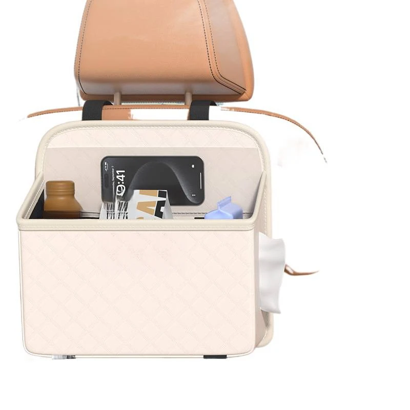 

Car Back Storage Bag Foldable Shelf Multifunctional Auto Backseat Organizer Hanging Pouch with Table Board Universal Car