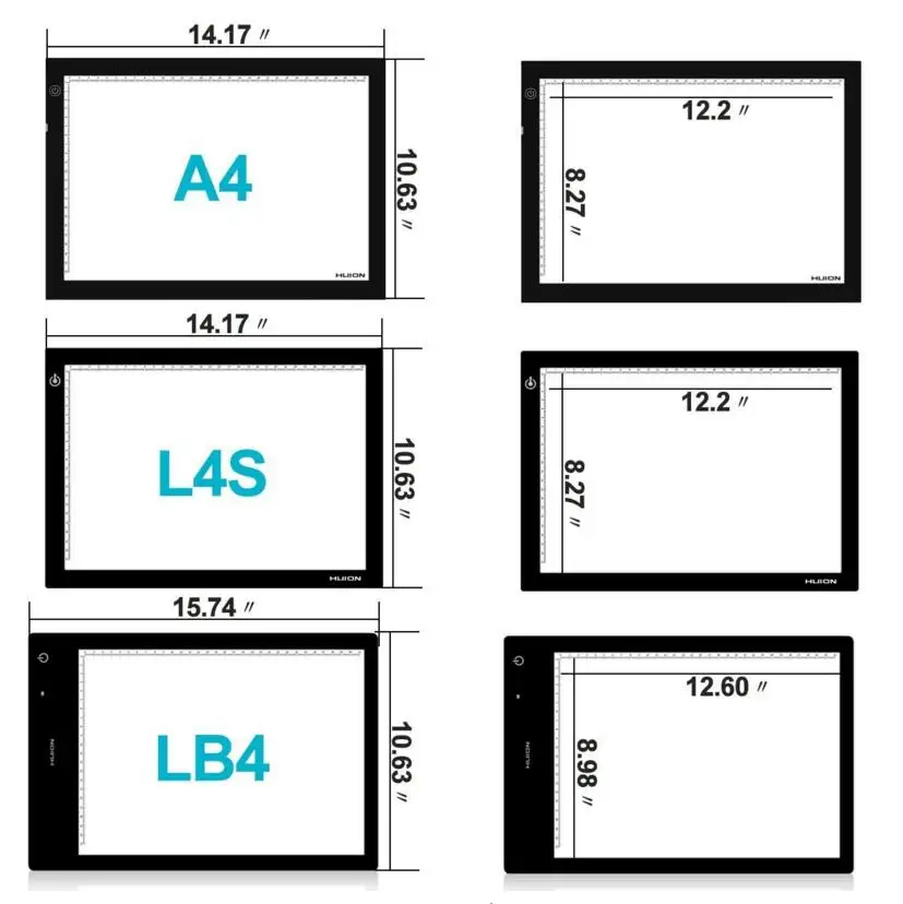 L4s Slim Tracing Light Box Tablet Tattoo Animation/art Drawing Copying Board Led Light Box