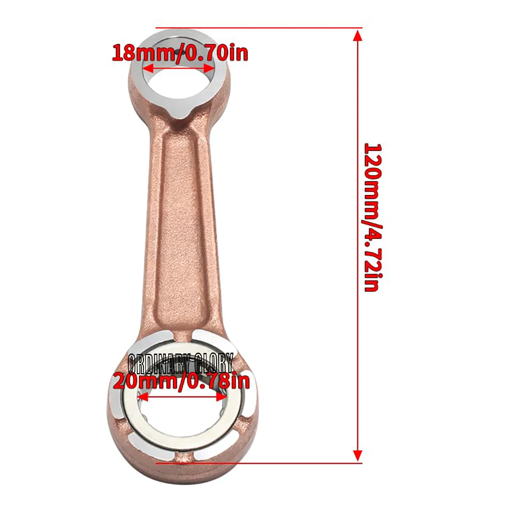 650 11650 650 11651 zestaw korbowodów do silnika zaburtego Yamaha Parsun Powertec 9,9 KM 15 KM 682-11650 650-11650