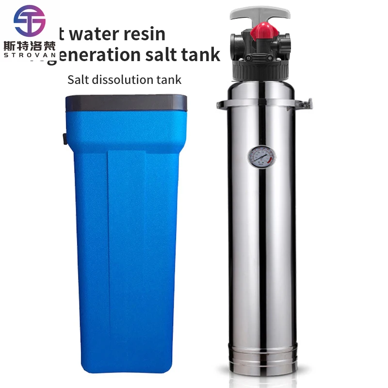 

STLF CJW 3000L/h to 8000L/h Manual Central Water Softener Filter 304 Stainless Steel Calcium Ion Exchange Resin for Hard Water T