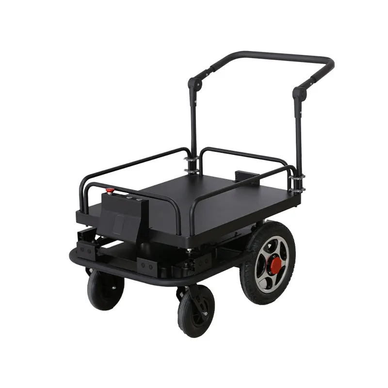 Smart Factory Material Transport Hand Platform Trolley Cart Retail Welding Robot Following Shopping Trolleys