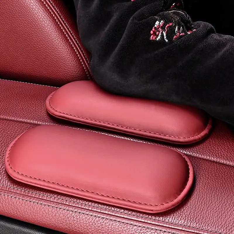 Car Arm Rest Elbow Pads Elbow leg support cushion Car Knee Cushion Soft Elbow Pad Pillow Leather Elbow Rest Pillow for SUV Door