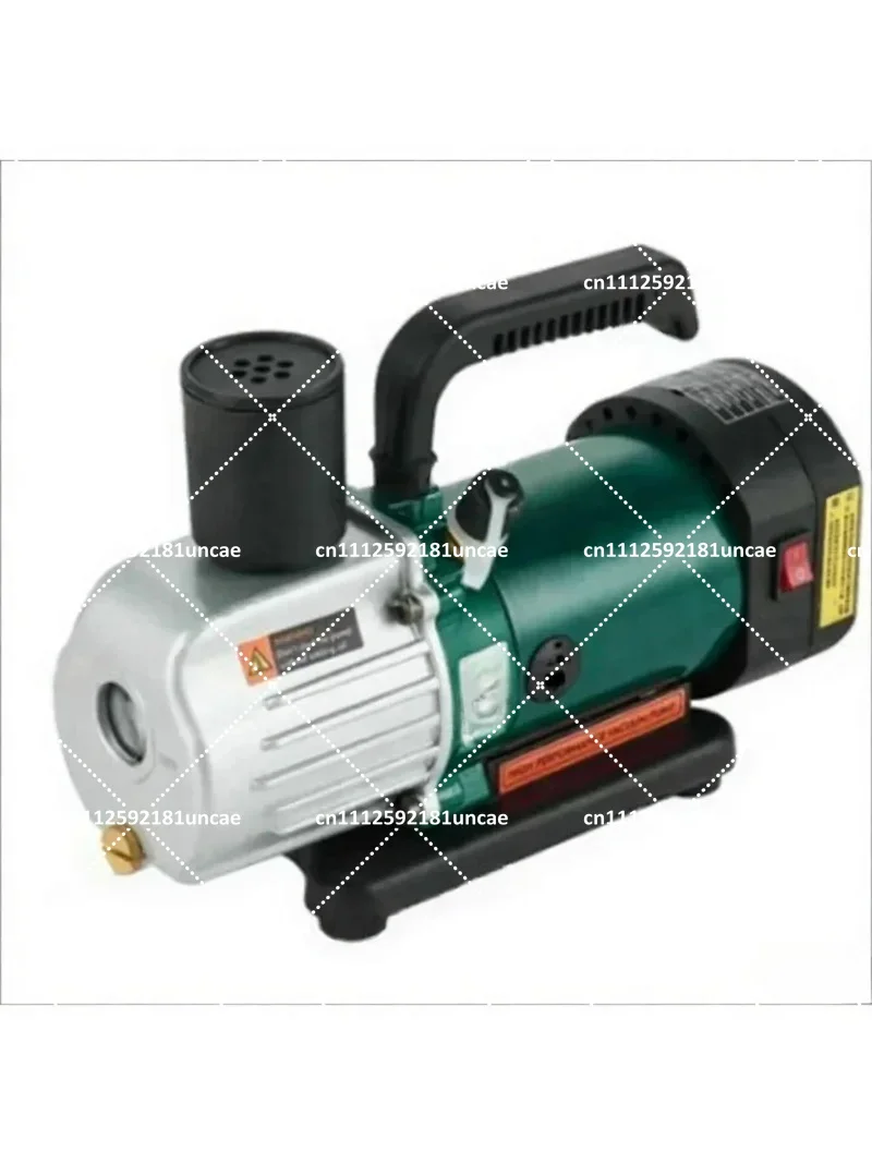 Portable Rotary Vane Vacuum Pump 220V/110V Low Noise for Air Conditioning Refrigerator Service with Anti-Backflow Feature Suctio