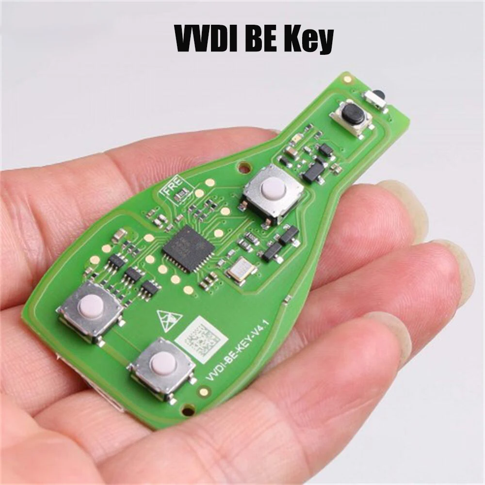 Xhorse VVDI BE Key Pro  Button Remote Car Key for Mercedes Benz  PCB Remote Key Chip Improved Version Smart 315MHz/433MHz