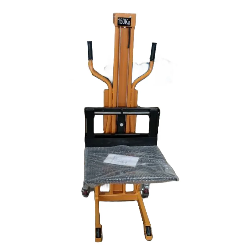 China Factory High Quality Manual Lifter Hand Stacker Forklift Mini Stacker Hand Winch Stacker