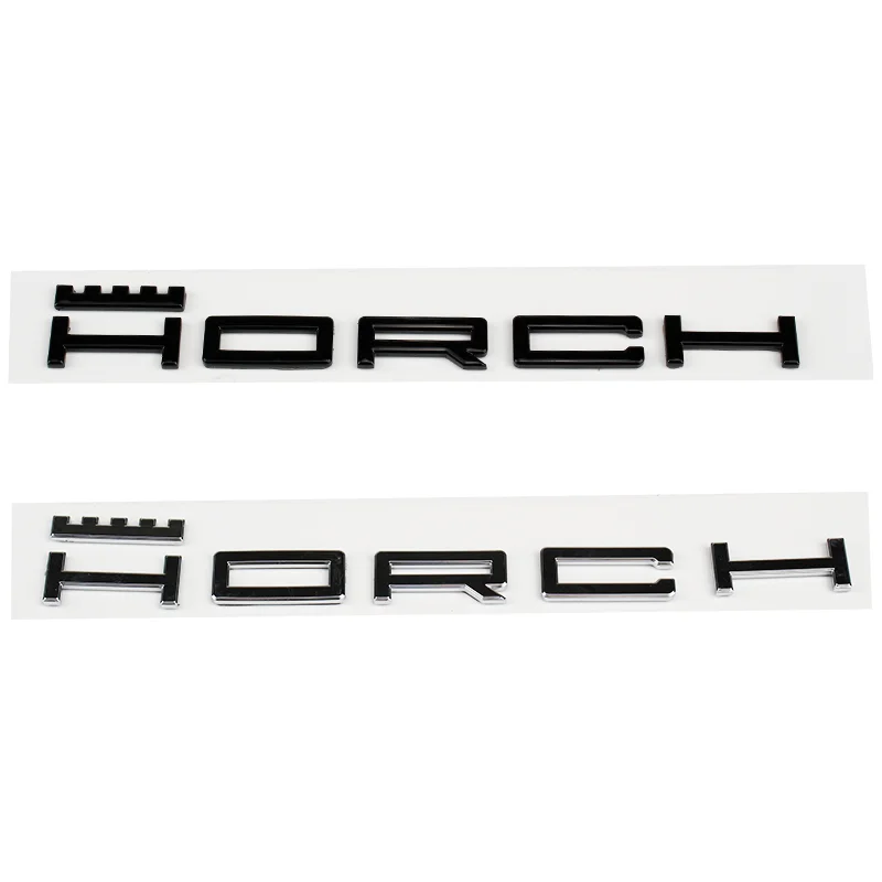 

Car ABS Rear Trunk Letters Words Logo Badge Emblem Decals Sticker For Audi A8 Horch 2022 2023 2024 Parts Accessories