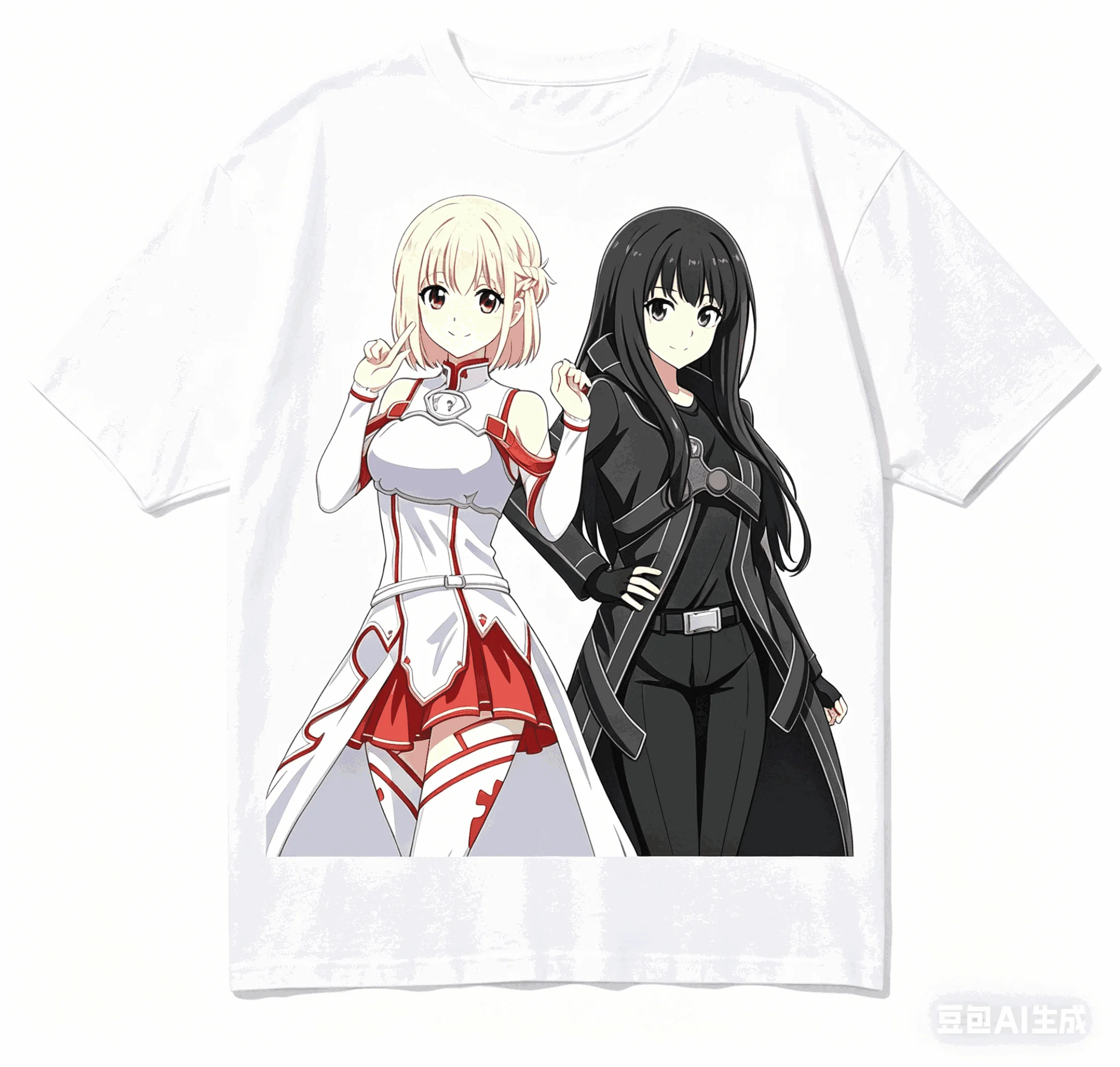 Lycoris Recoil Cotton T-shirt 2026 New Model shirt personality Clothes Year round clothing Short Streetwear Sleeves Couples soft
