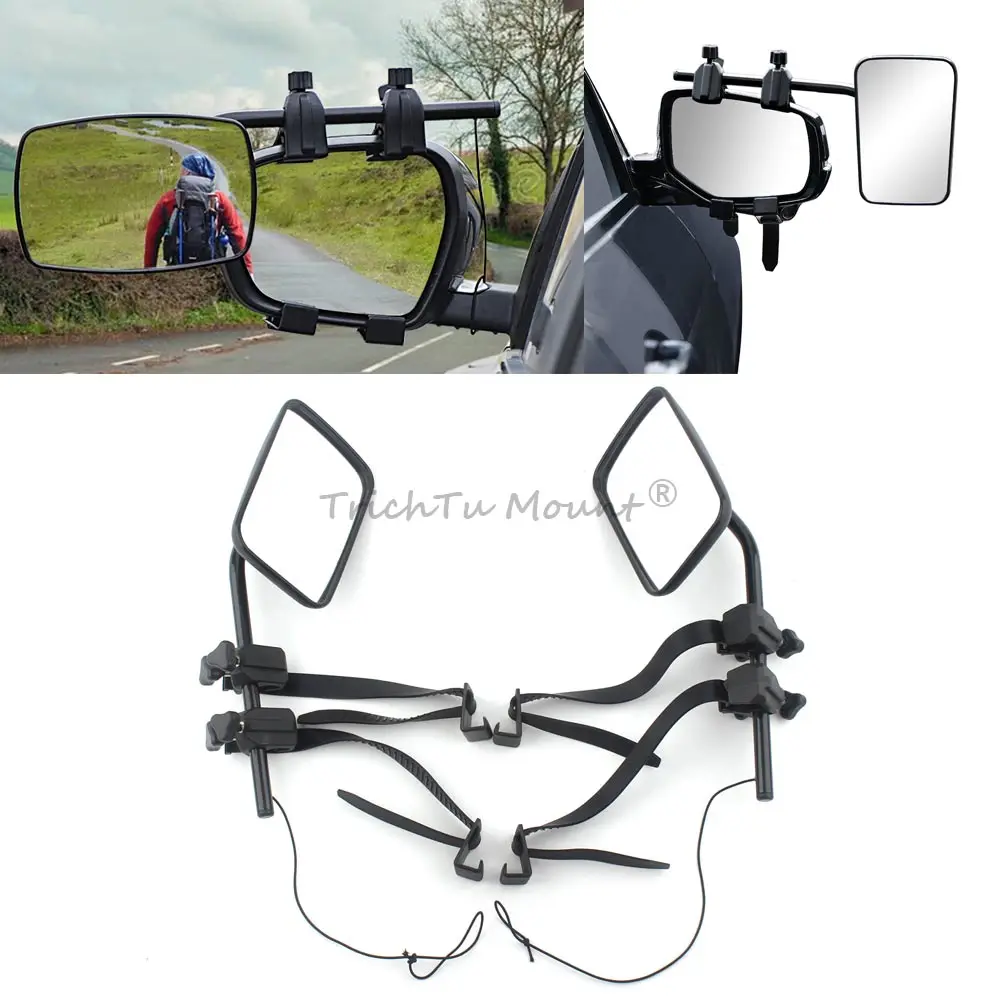 

Motorcycle 2pcs Extension Mirrors Accessories For Towing Trailer PP Plastic For RVs / Trucks / Caravan / Van /Cars /Trailers Etc