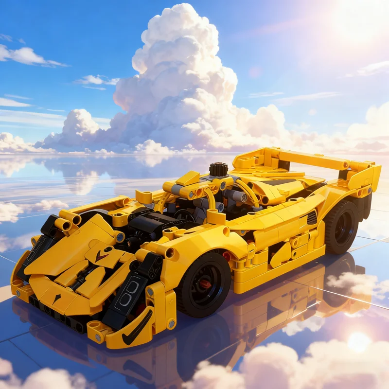 

629pcs MOC Porscheed Kremer Racing Team Technical Model Building Blocks Construction Festival Gifts Idea Education Toy