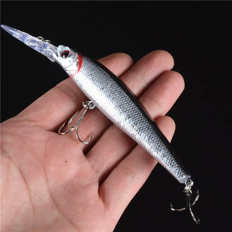 

1 PCS 12.5cm 14g Japan Hard Bait Laser Minnow Fishing Lure Pesca Hook Fish Wobbler Crankbait Tackle Artificial Lures