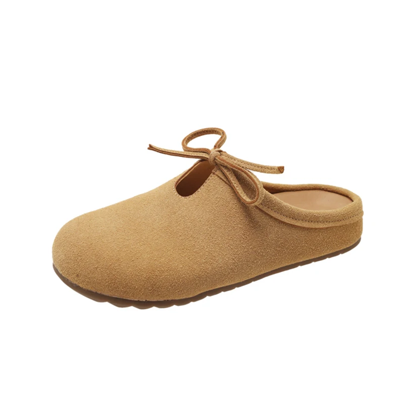 النساء النعال الشقق Slingback البغال أحذية الخريف فساتين راقية امرأة عادية الشرائح أحذية نسائية 2025 الاتجاه الجديد الإناث Zapatos #6