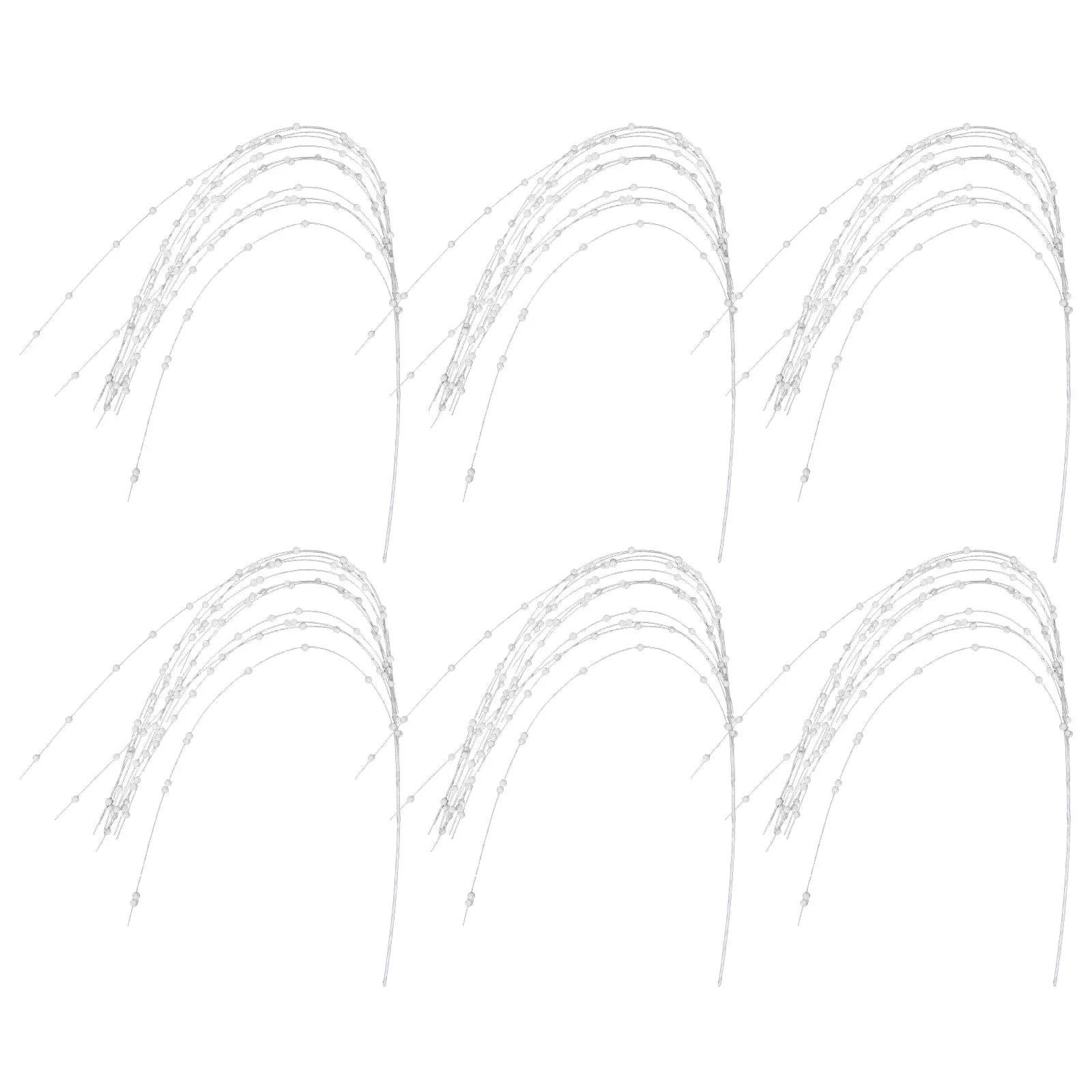 

6pcs Artificial Glitter Berry Twigs Sparkling Christmas Tree Decorations Fake Branch Stems For Wreath Making Holiday Home Party