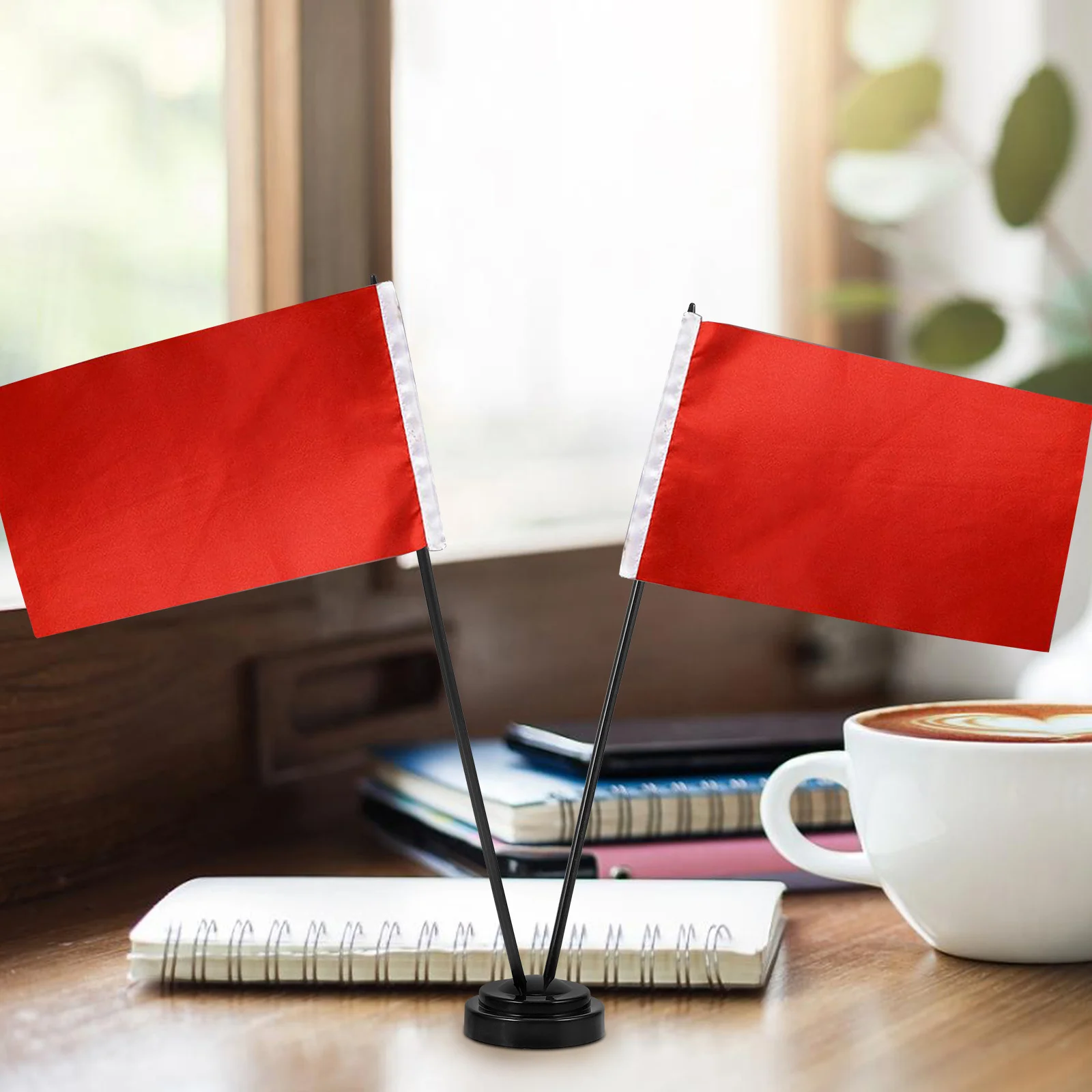 

1Set Portable Flag Stand Base Plastic Mini Flag Holder for Office Outdoor Indoor Decoration Stable Easy Carry Store