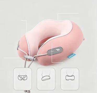 HOT SALE cute Comfort Ultralight Travel airplaneTrain Portable car sleep cooling neck pillow