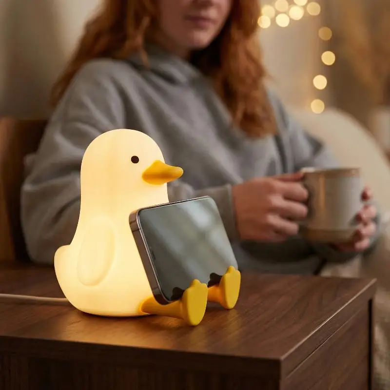 luz-noturna-led-portatil-em-forma-de-pato-com-controle-por-toque-e-clap-lampada-noturna-de-silicone-macio-recarregavel-para-uso-em-quarto-infantil