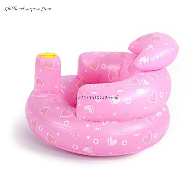 Child Safe Inflatable Sofa Seats Portable Infant Floor Chair Inflatable Support Dropship