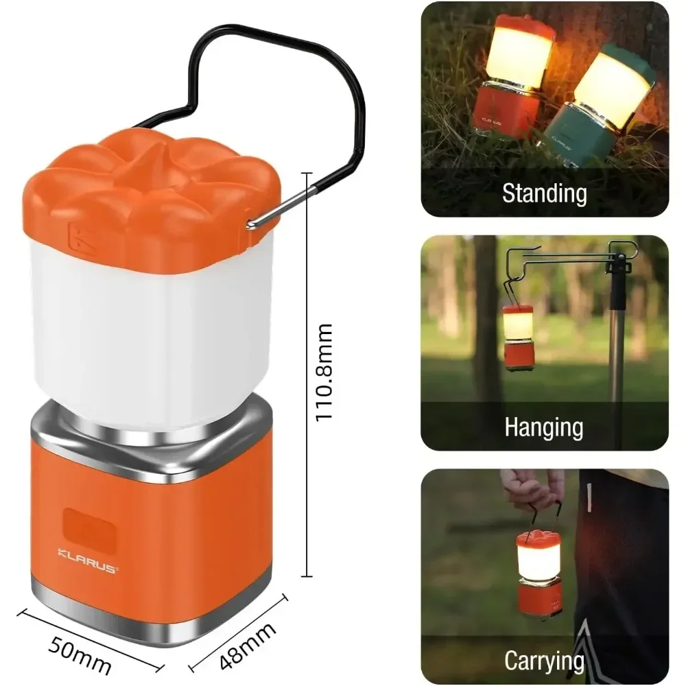 KLARUS CL8 Multi-function Mini Pumpkin Lantern Camping Lights 2000mAh Palm Size Night Lamp