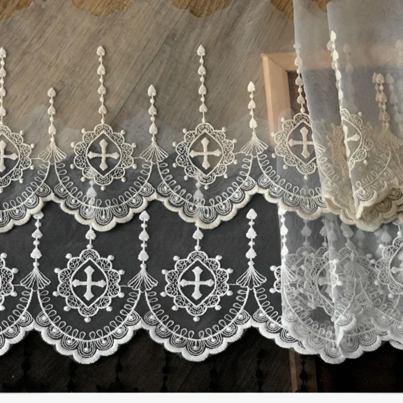 

Белый, бежевый, черный, крестик, вышивка, цветочная отделка для одежды, кружевная ткань для шитья своими руками, свадебные платья, швейные аксессуары