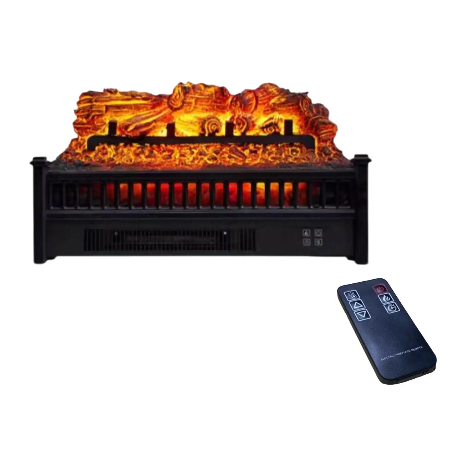 

Electric Fireplace Adjustable Festival Indoor Timer Function Ornament Heater