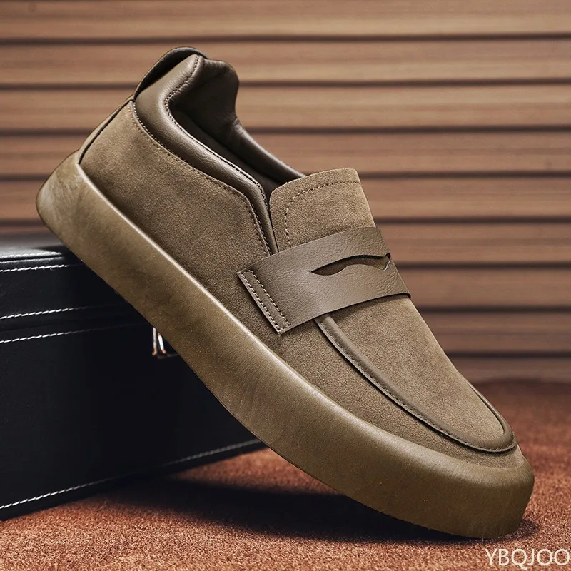 

Осенняя новая дышащая удобная мужская обувь, модная универсальная повседневная обувь, минималистичные мужские кроссовки на толстой подошве