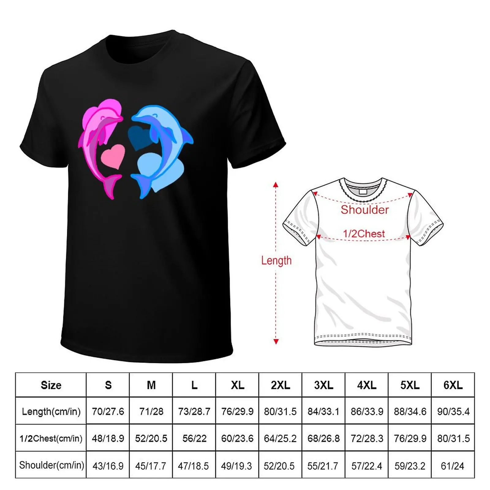 Dolphin Love T-Shirt Dry Fit Running Short Sleeve Top