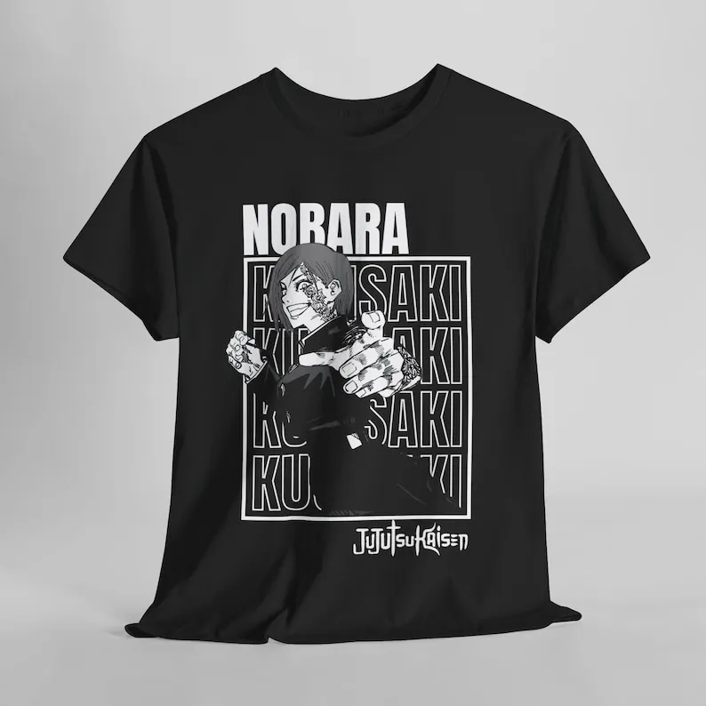 Nobara Kugisaki Jujutsu Kaisen T-Shirt Vintage Streetwear Premium Quality Apparel Featuring Your Favorite Characters Perfect for