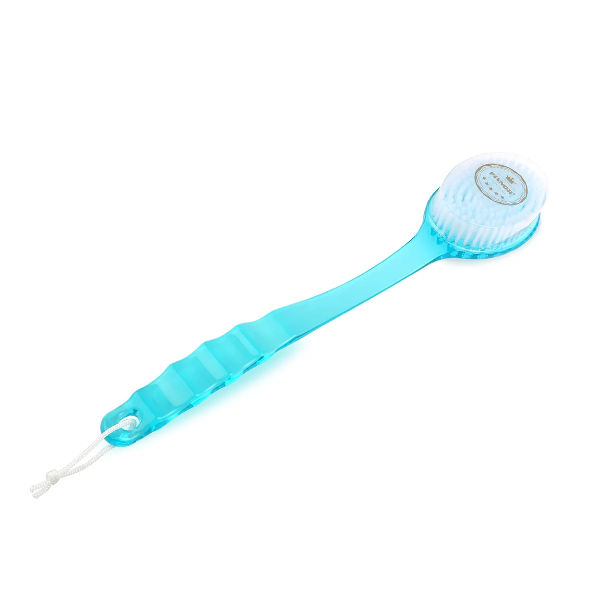 

PIXNOR Bath Shower Back Brush Exfoliating Body Brush with Long Handle (Blue) Bath brush Shower brush Bath back brush