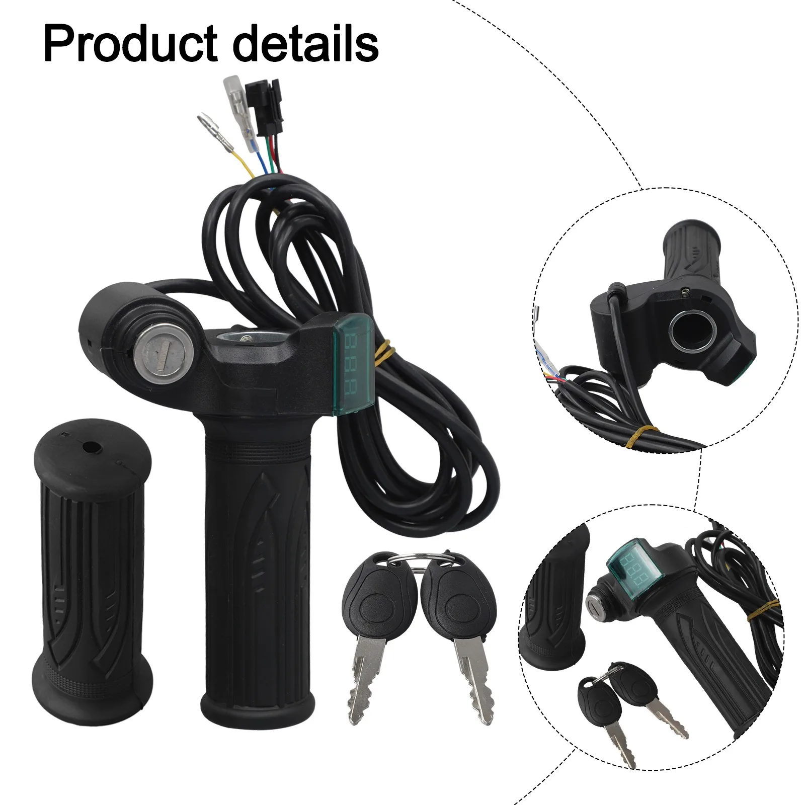 

Велосипедные приключения, дроссельная заслонка для электровелосипеда, удобная ручка дроссельной заслонки для гонщиков, аксессуар 350 г, стабильная производительность, совместимость напряжения