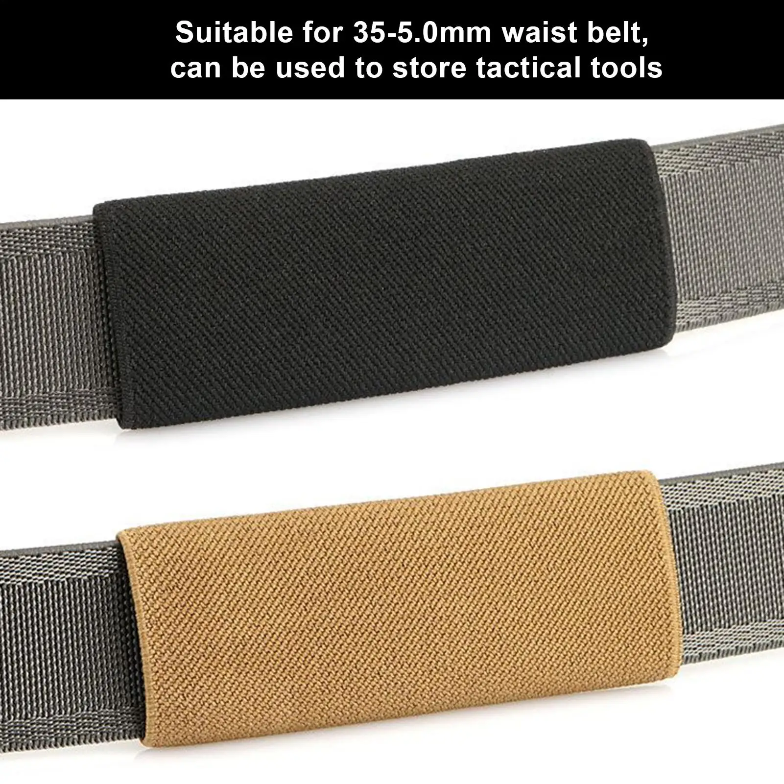 

Elastic Belt Keeper Strap Invisible No-Slip Belt Loop High-Strength Webbing for Men Women, Travel Sport Daily Use