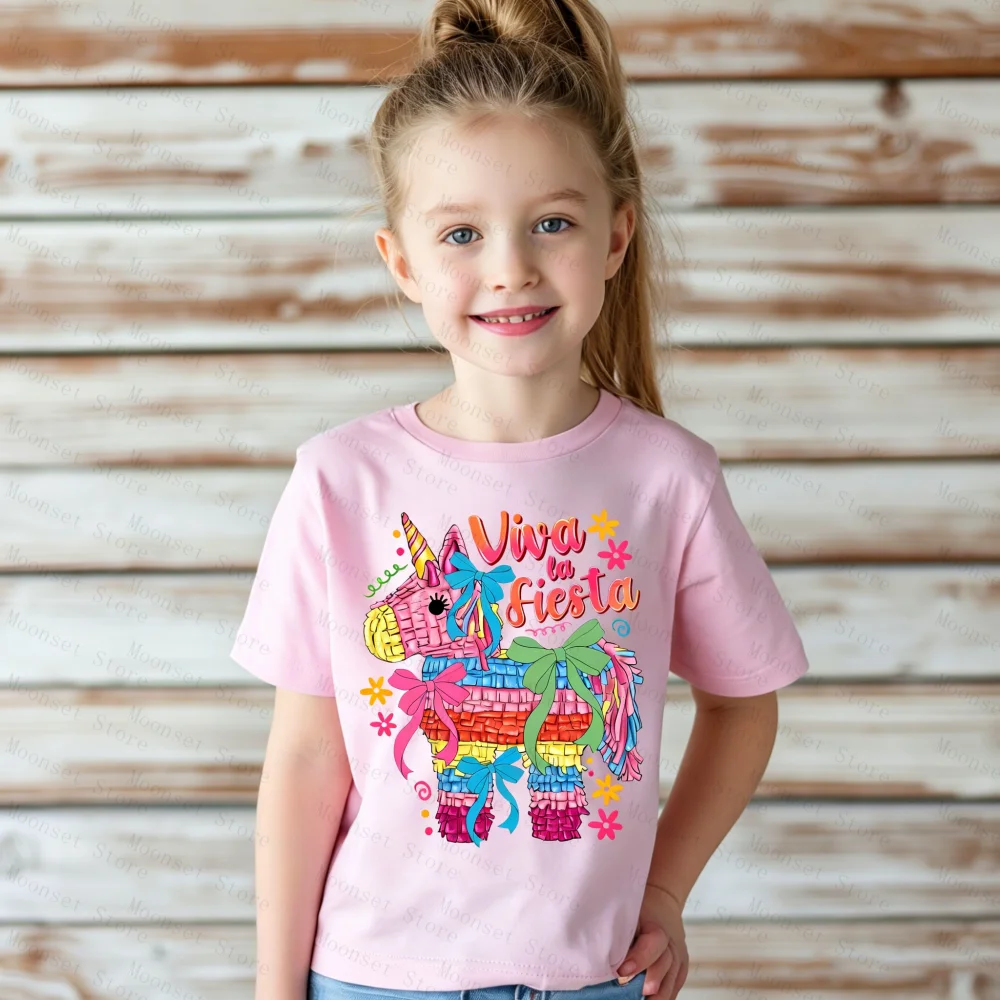 

Kids Fiesta Shirt Viva La Fiesta Pinata Shirt Kids Mexican Shirt Mexican Girls Fiesta Tee mexican Women t-shirt Men's shirt