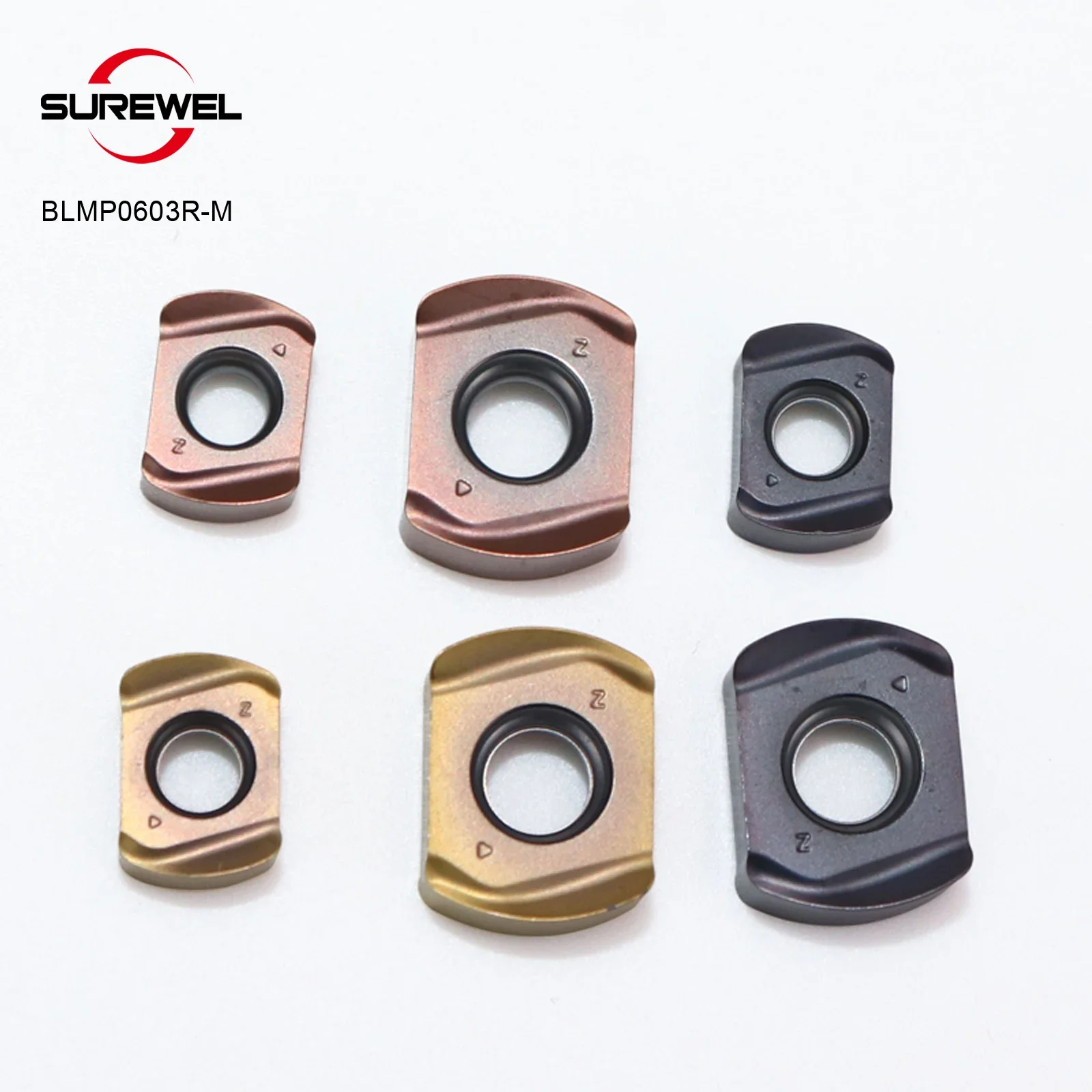 BLMP0603R BLMP0904R-Wendeschneidplatten-Doppelfräser Hartmetall Hi-Feed zum Fräsen von Wendeschneidplatten Gewindekopf TEBL06 Edelstahlguss