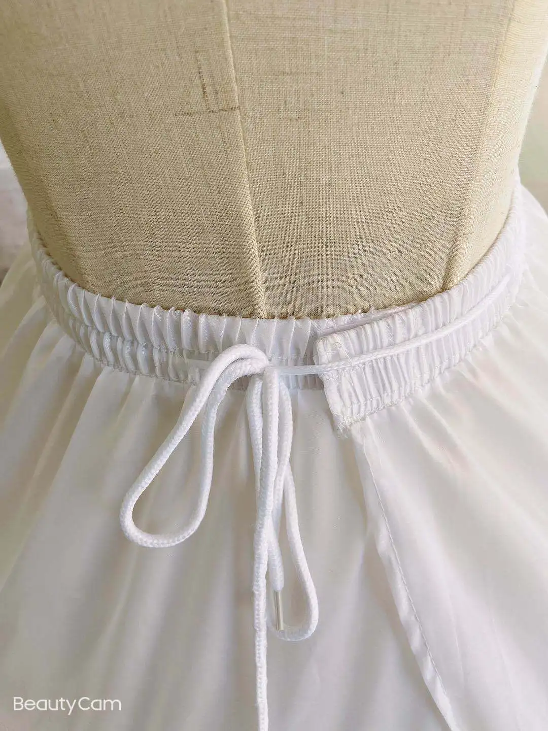 Vestido de quinceañera blanco grande para mujer, 6 aros, 6 capas, enaguas esponjosas, crinolina