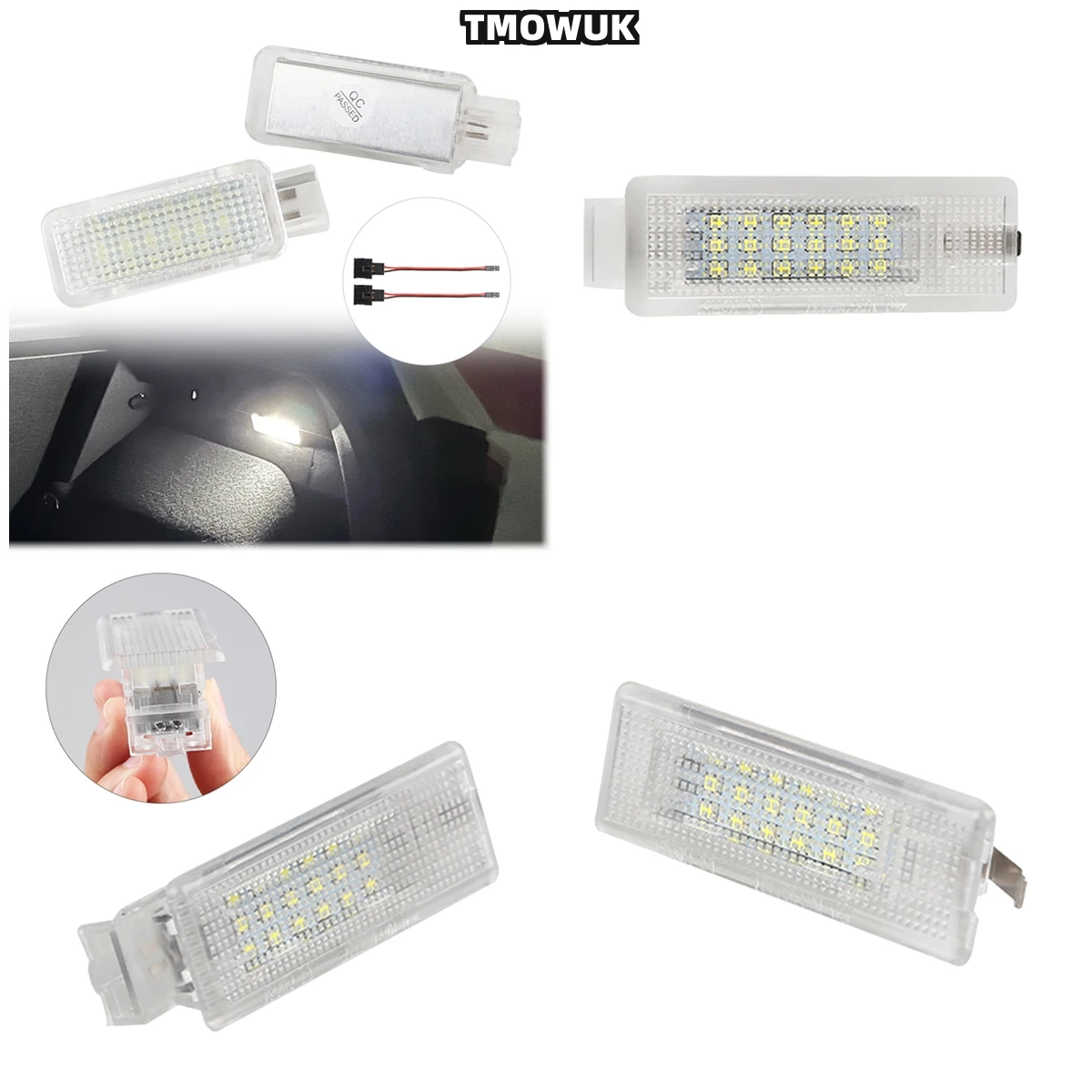 

VW Golf Mk4 Mk5 Mk6 Mk7 Plus Jetta Passat CC 12V White Trunk Light No Error