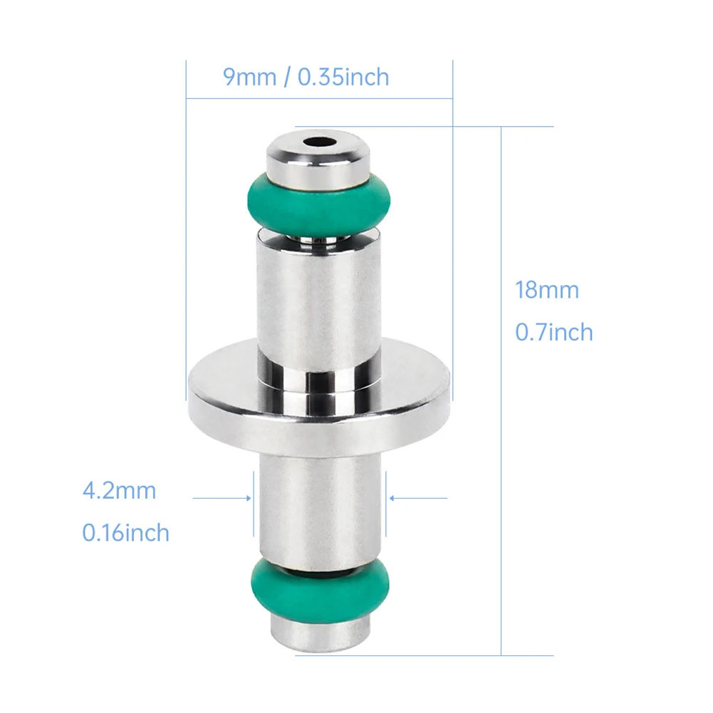 Scuba Diving High Tube Pressure 7/16-20UNF Vent Valve Core Ⅰ Residual Pressure Gauge High Pressure Pipe Valve Core Dive Pressure