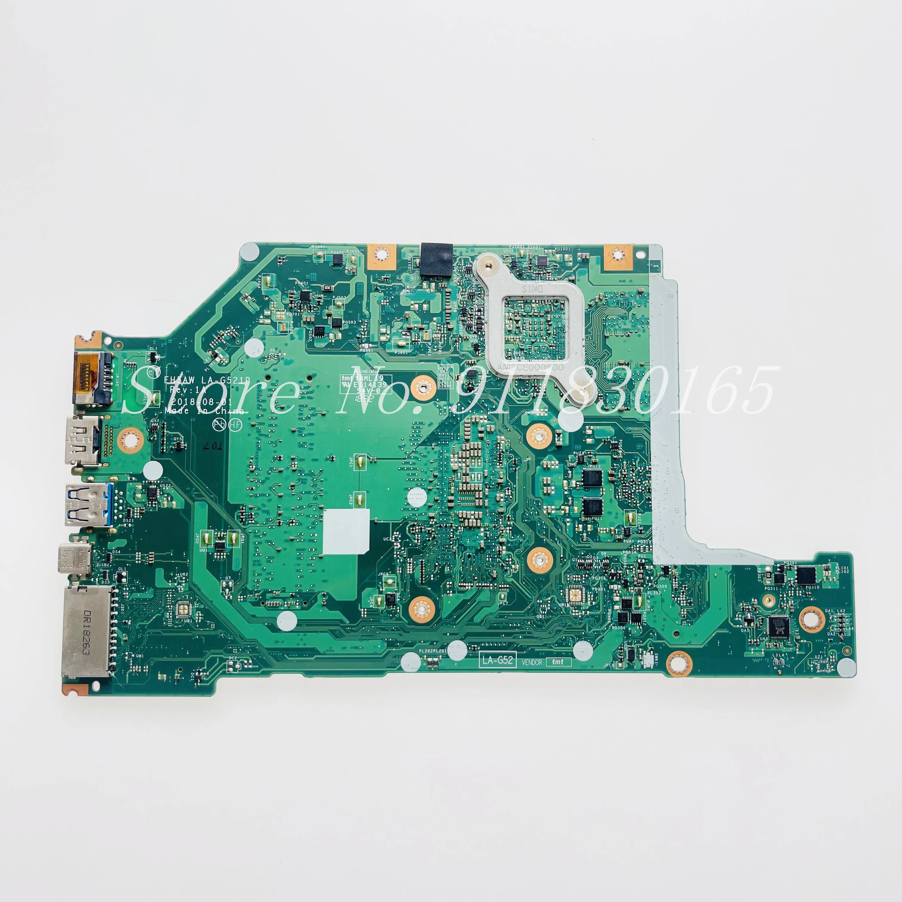 Imagem -02 - Laptop Motherboard para Acer Aspire A51552 A515-52g Eh5aw La-g521p i3 I58265u I79565u Cpu Uma V2g-gpu Ddr4 Mainboard