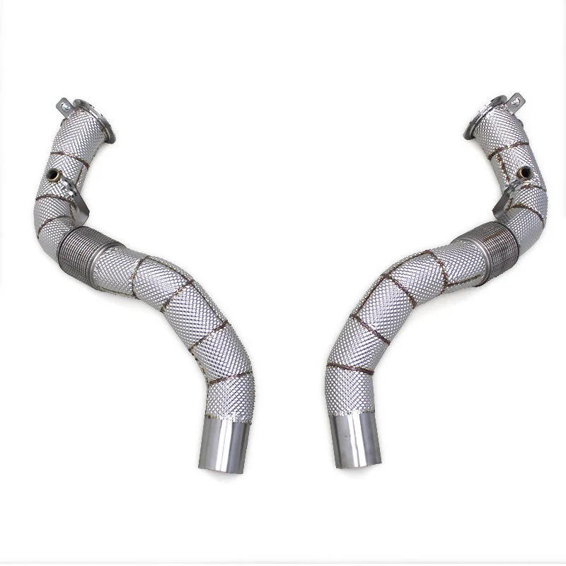 ACE Bestseller Auspuff-Downpipe für BMW S63 X5M F85 X6M F86 4.4T Hochleistungs-SUS304-Auspuffkrümmer mit Hitzeschutz – Detail 9