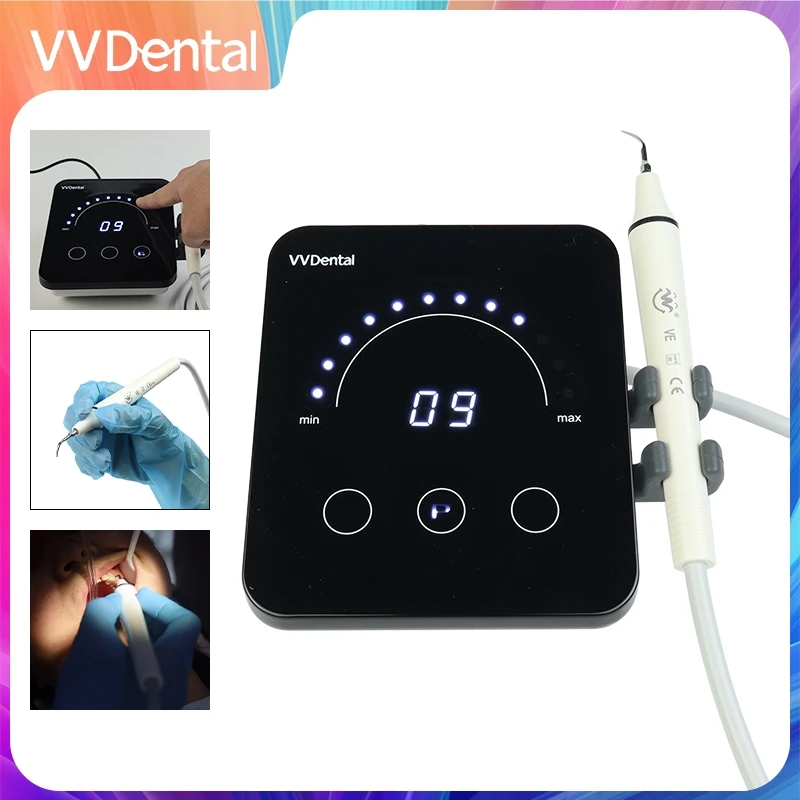 Ultrasonic Scaler Dental Digital Display Handpiece and Tips Calculus Cleaner Oral Care Electric Tooth Cleaner Ultrasound Scaler