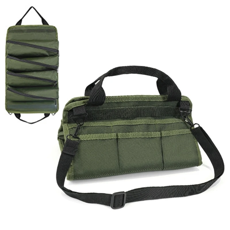 K1KA Outdoor Tool Kits Bag Compact Roll Designs Organizers Efficient Storage Solution Versatile for Easy Storage & Travel