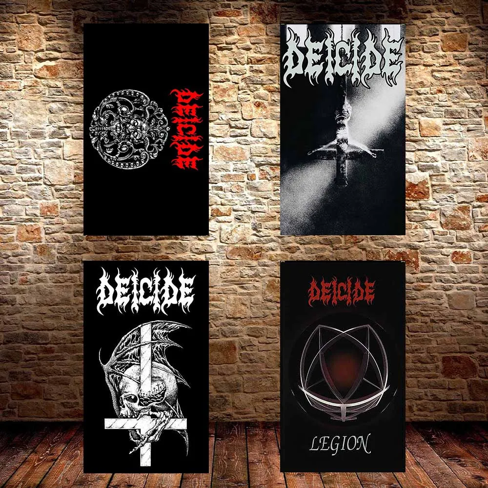 3x5ft Metal Band D-DEICIDEs Flag Polyester Printed Home Or Outdoor Decoration Flag