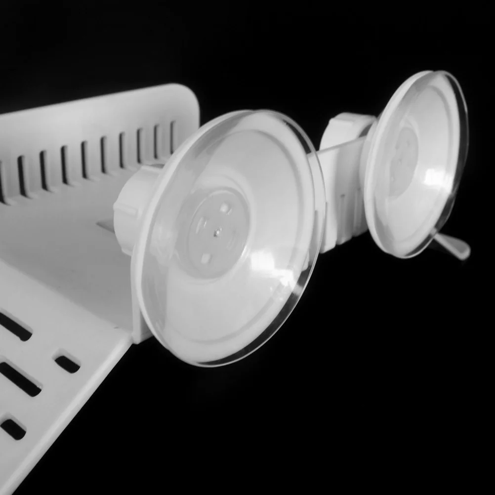 

Basking Platform White Size With Suction Cups Floating Dock For Turtle Tank Decor Suitable Fresh Salt Water Pets Turtle