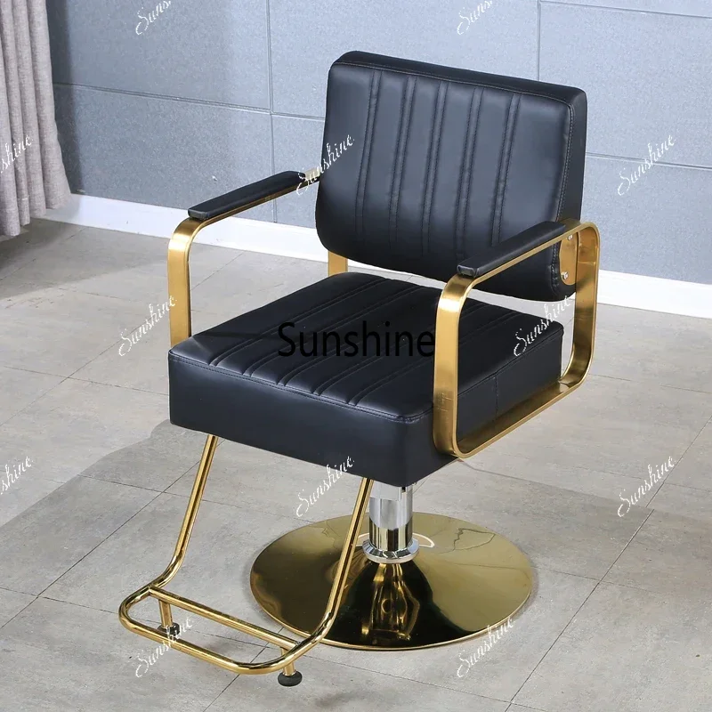 Professional Mdoern Barber Chair Beauty Simple Luxury Design Salon Chairs Comfortable Hairstylist Stuhlfriseur Salon Furniture