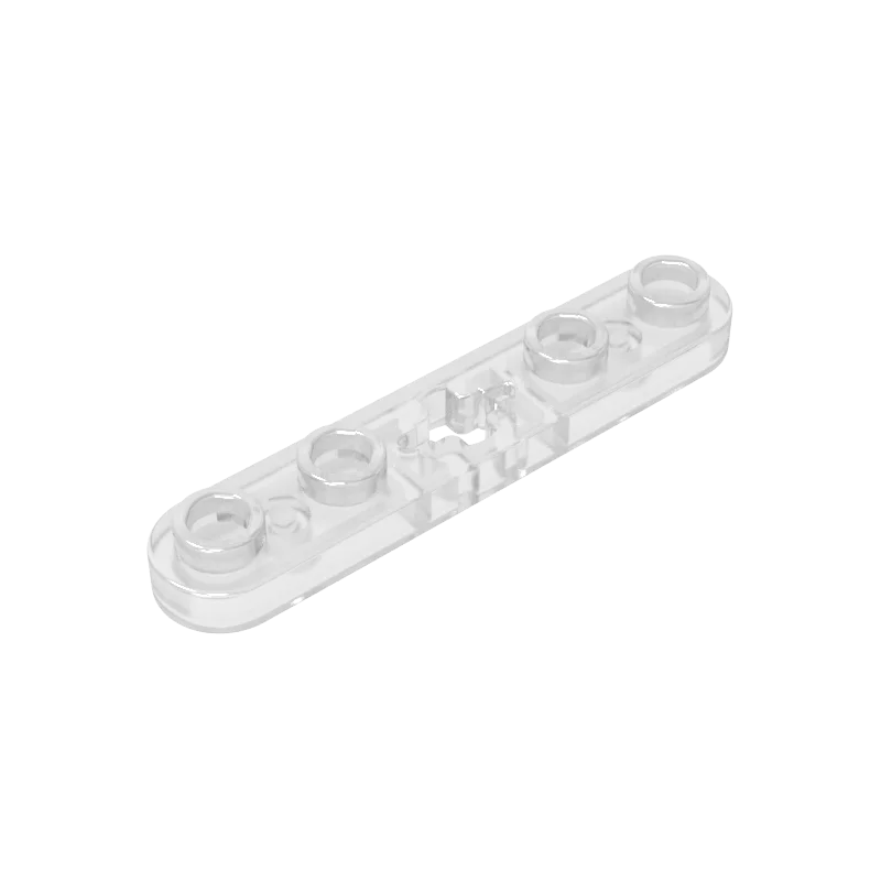 Gobricks 10 STKS 32124 Bakstenen Technic Plaat 1x5 Onderdelen met Gladde Uiteinden 4 Studs en Middenasgat Compatibel MOC Bouwsteen
