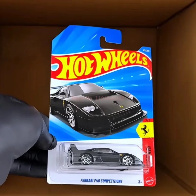 Hot Wheels 2026 C Caso Escala 1:64 Ferrari F40 Porsche 911 Mazda Rx-7 Liga Die-Cast Veículo Modelo Carros Coletar Brinquedo de Presente de Festival