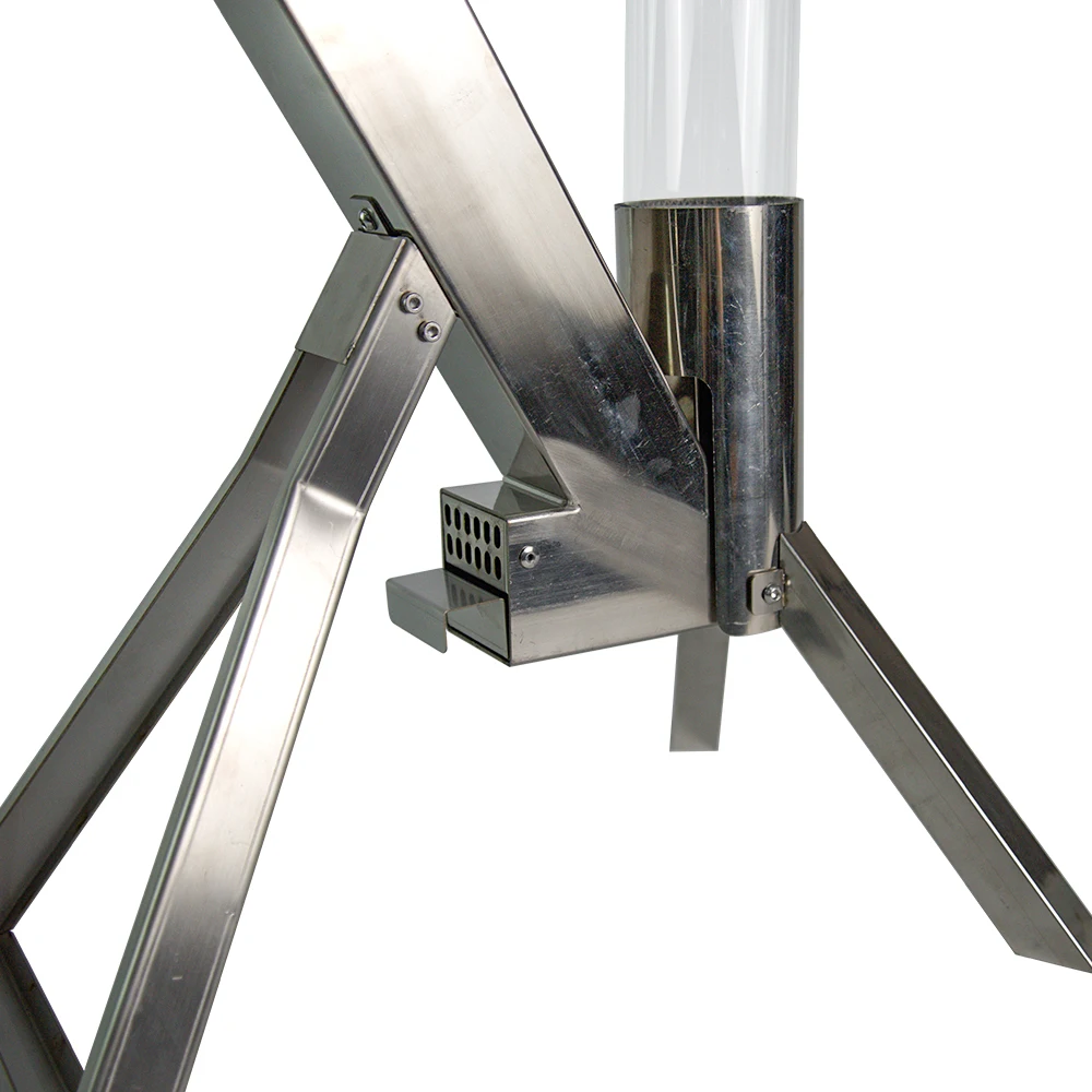Garden Yard Heater Rocket Furnace Stainless Steel Independent Decorative Stove